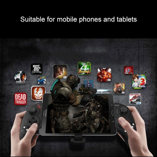 ipega PG-9023S Wireless Bluetooth Telescopic Controller Eat Chicken Artifact(Black)