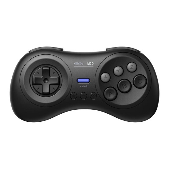 8BitDo M30 Bluetooth Gamepad for Nintendo Switch  Mac OS  Android  Steam  Windows (Black)