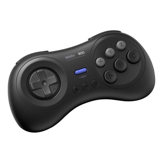 8BitDo M30 Bluetooth Gamepad for Nintendo Switch  Mac OS  Android  Steam  Windows (Black)