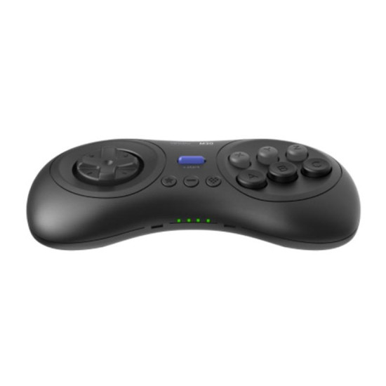 8BitDo M30 Bluetooth Gamepad for Nintendo Switch  Mac OS  Android  Steam  Windows (Black)