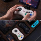 8BitDo M30 Bluetooth Gamepad for Nintendo Switch  Mac OS  Android  Steam  Windows (White)
