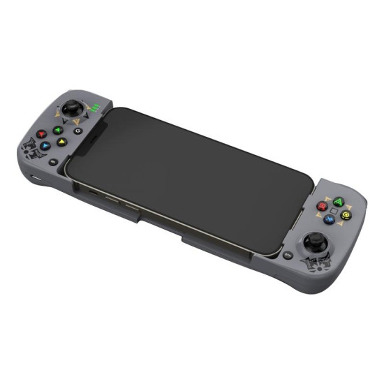 D3 Telescopic BT 5.0 Game Controller For IOS Android Mobile Phone(Gray)