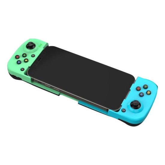 D3 Telescopic BT 5.0 Game Controller For IOS Android Mobile Phone(Blue Green)