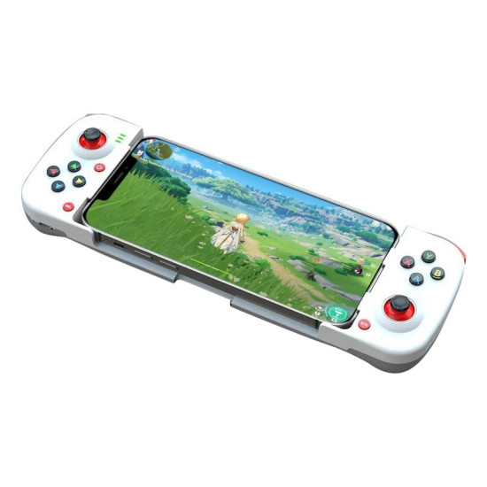 D3 Telescopic BT 5.0 Game Controller For IOS Android Mobile Phone(White)