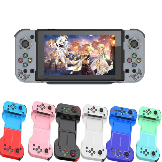 D5 Wireless Bluetooth Game Controller Joystick For IOS/Android For SWITCH/PS3/PS4(White)