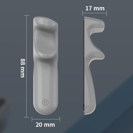 Tablet Stand Silicone Handle Grip Portable Tablet PC Gaming Auxiliary Finger(Gray)