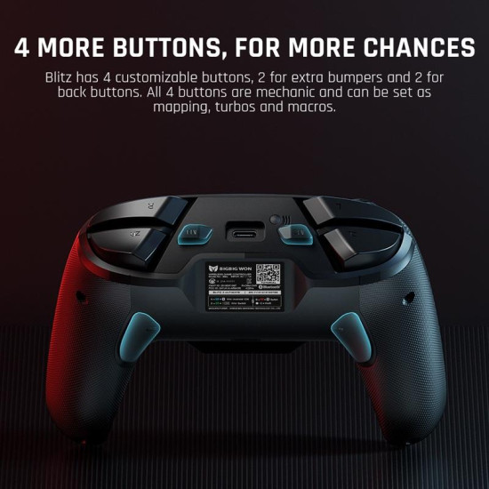 BIGBIGWON Blitz C2Pro+Base Full Mechanical Gamepad Bluetooth Wired Dual Mode Support Switch / PC / Android / IOS
