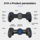 BSP-D10S Wireless Stretch Game Controller With Heat Dissipation Fan for Switch / Android / IOS / PC / PS3 / PS4(Black)