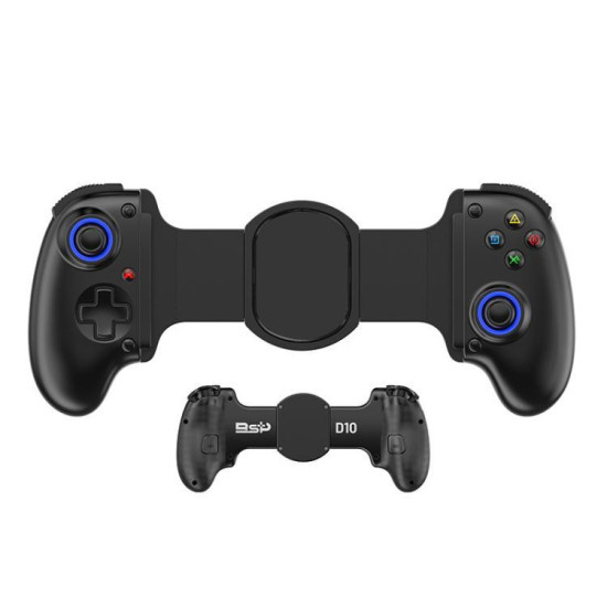 BSP-D10 Wireless Stretch Game Controller for Switch / Android / IOS / PC / PS3 / PS4(Black)