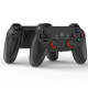 2.4G One-to-two Wireless Game Controller for PC / Android / TV Box(Black)