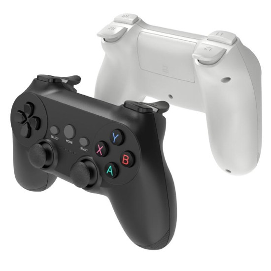 2.4G One-to-two Wireless Game Controller for PC / Android / TV Box(White)