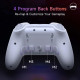 EasySMX  X20 Wireless Enhanced RGB Controller For PC/NS/TV/Phone/Laptop(White)