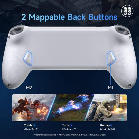 EasySMX M15 Mobile Gaming Controller For USB-C/Type-C Smartphones With Hall Effect sticks and Mechanical buttons