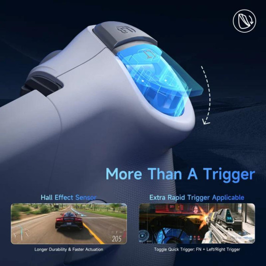 EasySMX M15 Mobile Gaming Controller For USB-C/Type-C Smartphones With Hall Effect sticks and Mechanical buttons