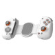 D8+ Wired & Wireless Telescopic Game Controller Foldable USB-C  Hall Sensing Joystick For Switch/Android/IOS/PC(White)