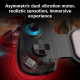 D8+ Wired & Wireless Telescopic Game Controller Foldable USB-C  Hall Sensing Joystick For Switch/Android/IOS/PC(White)