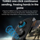 D8+ Wired & Wireless Telescopic Game Controller Foldable USB-C  Hall Sensing Joystick For Switch/Android/IOS/PC(White)