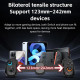 D8+ Wired & Wireless Telescopic Game Controller Foldable USB-C  Hall Sensing Joystick For Switch/Android/IOS/PC(White)