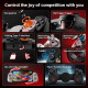 D8+ Wired & Wireless Telescopic Game Controller Foldable USB-C  Hall Sensing Joystick For Switch/Android/IOS/PC(White)
