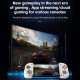 D8+ Wired & Wireless Telescopic Game Controller Foldable USB-C  Hall Sensing Joystick For Switch/Android/IOS/PC(White)