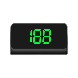 W1 Car HUD Headup Display GPS Speedometer Speed Display Spec KMGreen