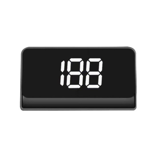 W1 Car HUD Headup Display GPS Speedometer Speed Display Spec MPHWhite