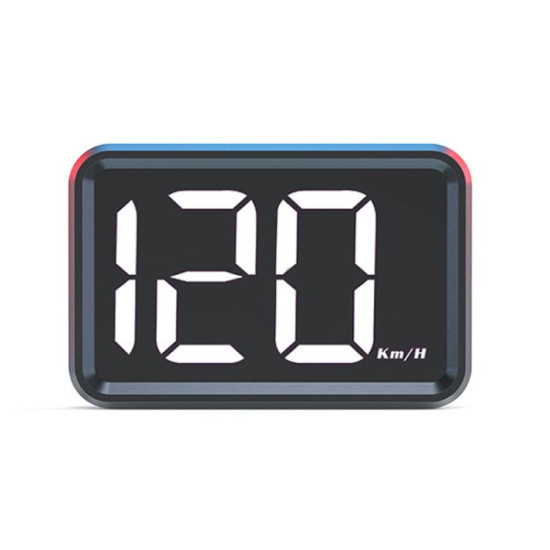 X1 Smart HUD Headup Display Car GPS Speed Display HD Headup Display Spec KMHWhite