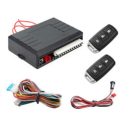 3pcs Set Car Central Control Lock Keyless Entry Remote Control Switch Lock With Open Trunk