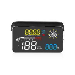 D1 Car OBD2 HUD Headup Display GPS Speed Meter Speed Voltage Water Temperature Speed Alarm