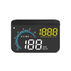 M12 OBD2 GPS Mode Car Headup Display HUD Overspeed Speed Water Temperature Low Voltage Fault Alarm
