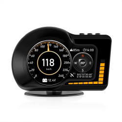 F15 Car Highdefinition LCD Instrument OBDGPS HUD Headup Display