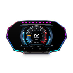 F11 Upgraded Version Multifunctional LCD HD OBD2 GPS DisplayBlack