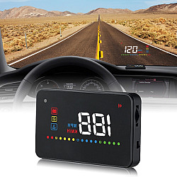 A200 OBD2 35 inch Vehiclemounted Head Up Display Security System Support Car Speed Engine Revolving Speed Display Water Temperature Voltage