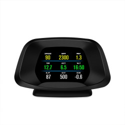 P19 Car HUD Headup Display GPS Speed Meter Car OBD2 Fault Elimination Code