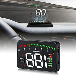 A900 OBD2 35 inch Vehiclemounted Head Up Display Security System Support Car Speed Engine Revolving Speed Display Water Temperature Voltage Driving Mileage