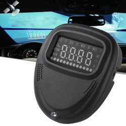 A1 20 inch Car GPS HUD Head Up Display Vehiclemounted Security System Support Speed Real Time Altitude Over Speed Alarm Compass MPH Auto Sleeping KM Satellite Signal