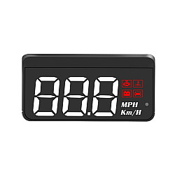 Wireless Car OBD Speed Water Temperature Raising Instrument Panel HD Projector