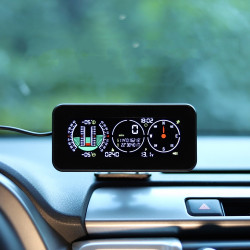 Car HUD Level Slope GPS Compass Altitude DisplayM60