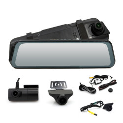 Car HD WIFI Interconnected Triple Camera Driving Recorder, Specification: With Right Blind Spot System