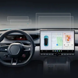 XIAOMI SU7 2pcs Car Navigator Protective Film Tempered Glass Film
