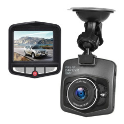 2.4 inch Car 480P Single Recording Shield Driving Recorder DVR Support Parking Monitoring / Loop Recording (Black)