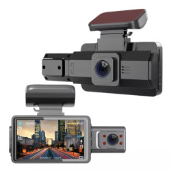 F9 Car Front and Inner Dual Camera HD Infrared Night Vision Car Driving Recorder
