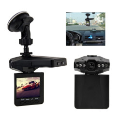 2.5 inch Screen High Definition Video Recorder, 6 LED Light, AVI Video Format, Support SD Card, Loop Recording Function (Generalplus Scheme)(Black)