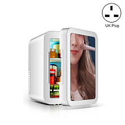5L Beauty Makeup Mirror Skin Care Products And Facial Mask Refrigerator Semiconductor Car Home Refrigerator(UK Plug)