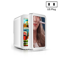 5L Beauty Makeup Mirror Skin Care Products And Facial Mask Refrigerator Semiconductor Car Home Refrigerator(US Plug)