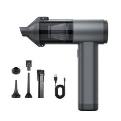 SUITU ST-6661 Plus Metal Shell Brushless Handheld Car Vacuum Cleaner(Silver Gray)