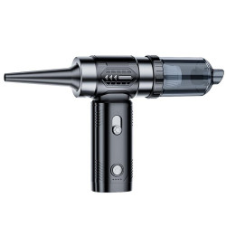 SUITU ST-6686Pro Car Vacuum Cleaner Turbine Fan High Power Strong Blower Dust Remover(Black Silver)