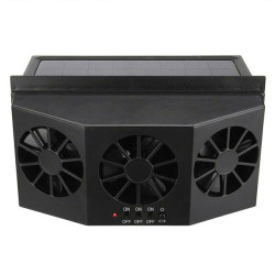 Solar Car Radiator Energy Saving Environmental Protection Detoxification Deodorization Radiator(Black)