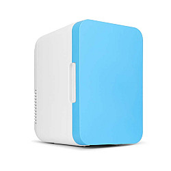 8L 37-48W Car / Home Mini Refrigerator, EU Plug(Blue)