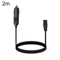 12V/24V Car Refrigerator Cable B Suffix Cigarette Lighter Plug Power Cord, Length: 2m Without Switch